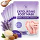 thumbnail image 1 of Mascarilla exfoliante para pies BLOOMORA - 6 pares - Cuidado de talones agrietados con lavanda, 1 of 7