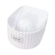 thumbnail image 5 of Cuenco portátil para de uñas, cuenco de de polvo en apariencia de concha para manicura, limpieza de uñas, SPA, atención de uñas, mujeres y , Blanco, 5 of 5