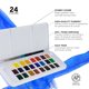 thumbnail image 4 of Set de viaje Daler Rowney 25 piezas de acuarelas en pastillas medias, colores surtidos, 4 of 8