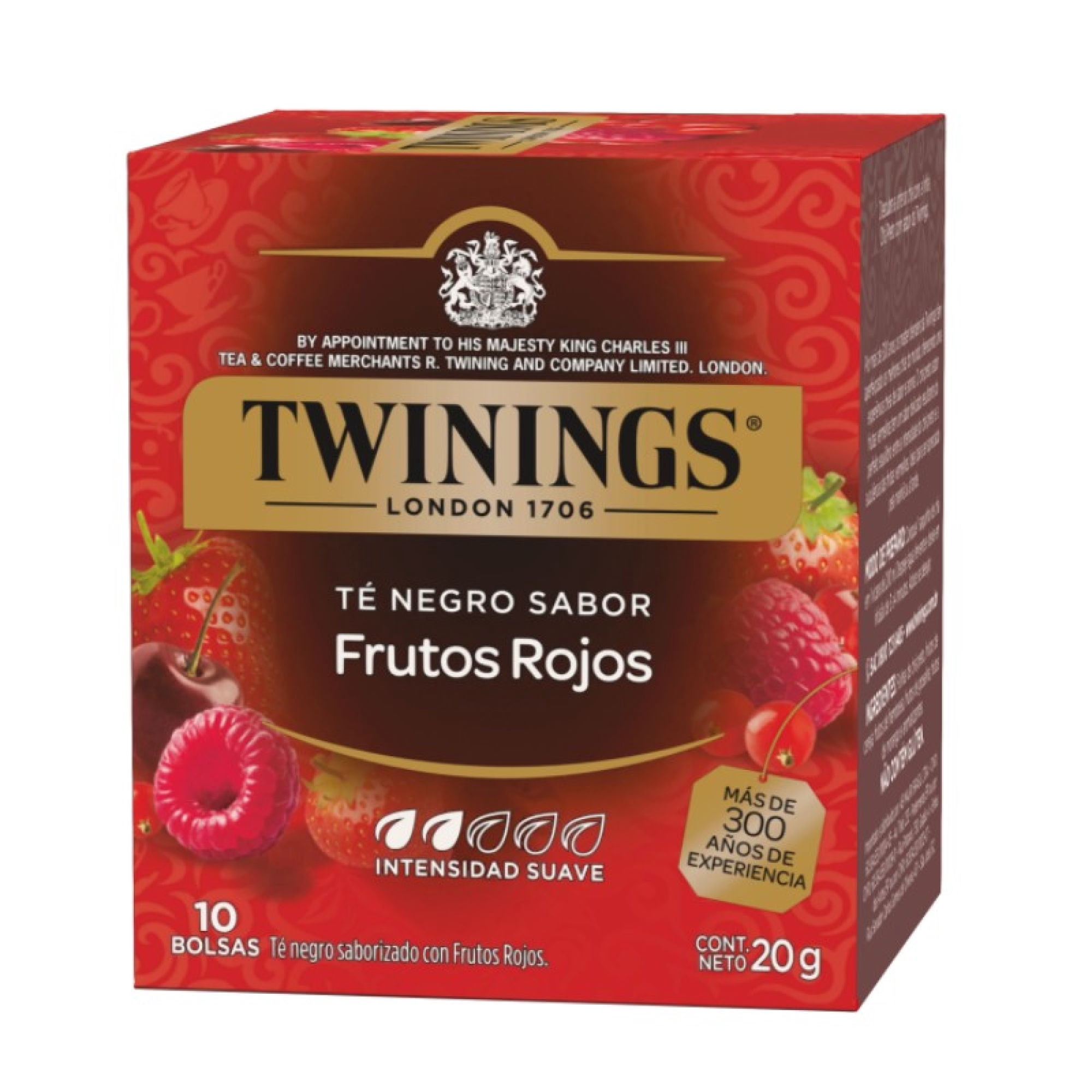 Té Four Red Fruits Caja 10 un Twinings