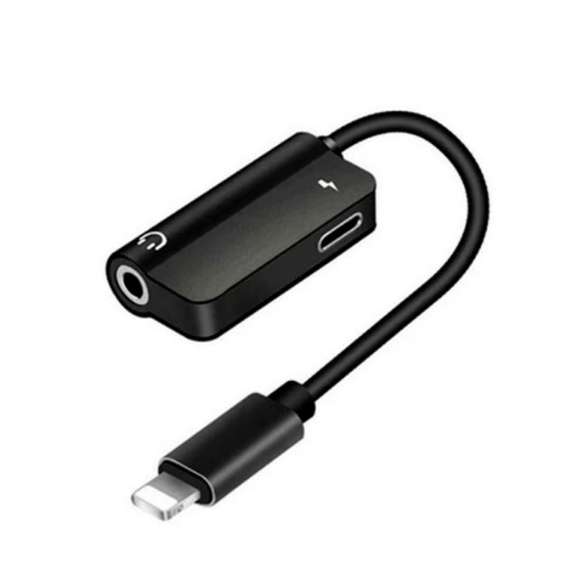 Fujitel - Adaptador Lightning Y Auxiliar 2 En 1