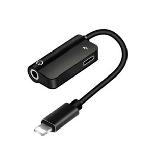 Fujitel - Adaptador Lightning Y Auxiliar 2 En 1