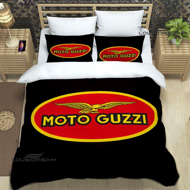 Guzzi motorcycle printed Bedding Sets exquisite bed supplies set duvet cover bed comforter set bedding set luxury birthday gift Bed Sheets