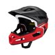thumbnail image 2 of Casco De Bicicleta De Cara Completa, Casco Protector, Casco De Bicicleta De Monta?a Con Absorción De Impactos, Rojo Y Negro, 2 of 3
