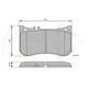 thumbnail image 2 of Pastillas Freno para auto Mercedes Benz S550 2014-2021 Delantero, 2 of 4