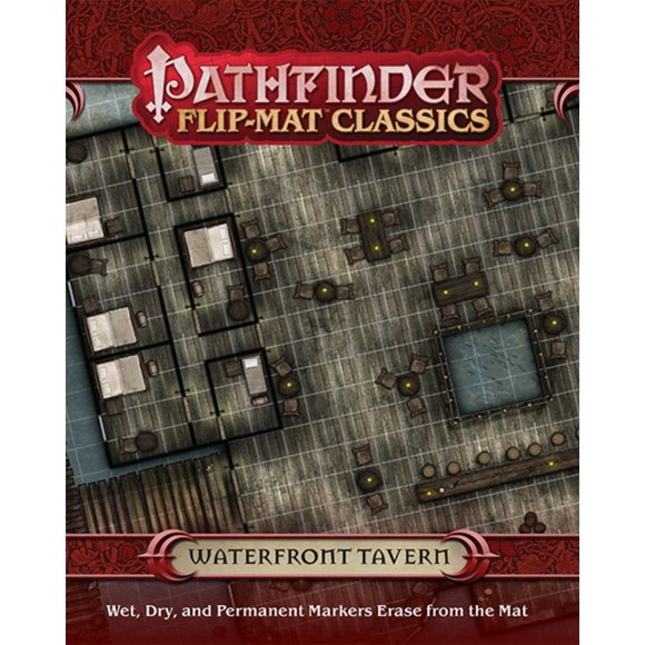 Flip-Mat Waterfront Tavern Pathfinder RPG Paizo 61 x 76 cm