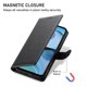 thumbnail image 3 of Funda para FOXDOCK Motorola Moto G55– Cuero Premium, 3 ranuras para tarjetas, Protección contra impactos, 3 of 5