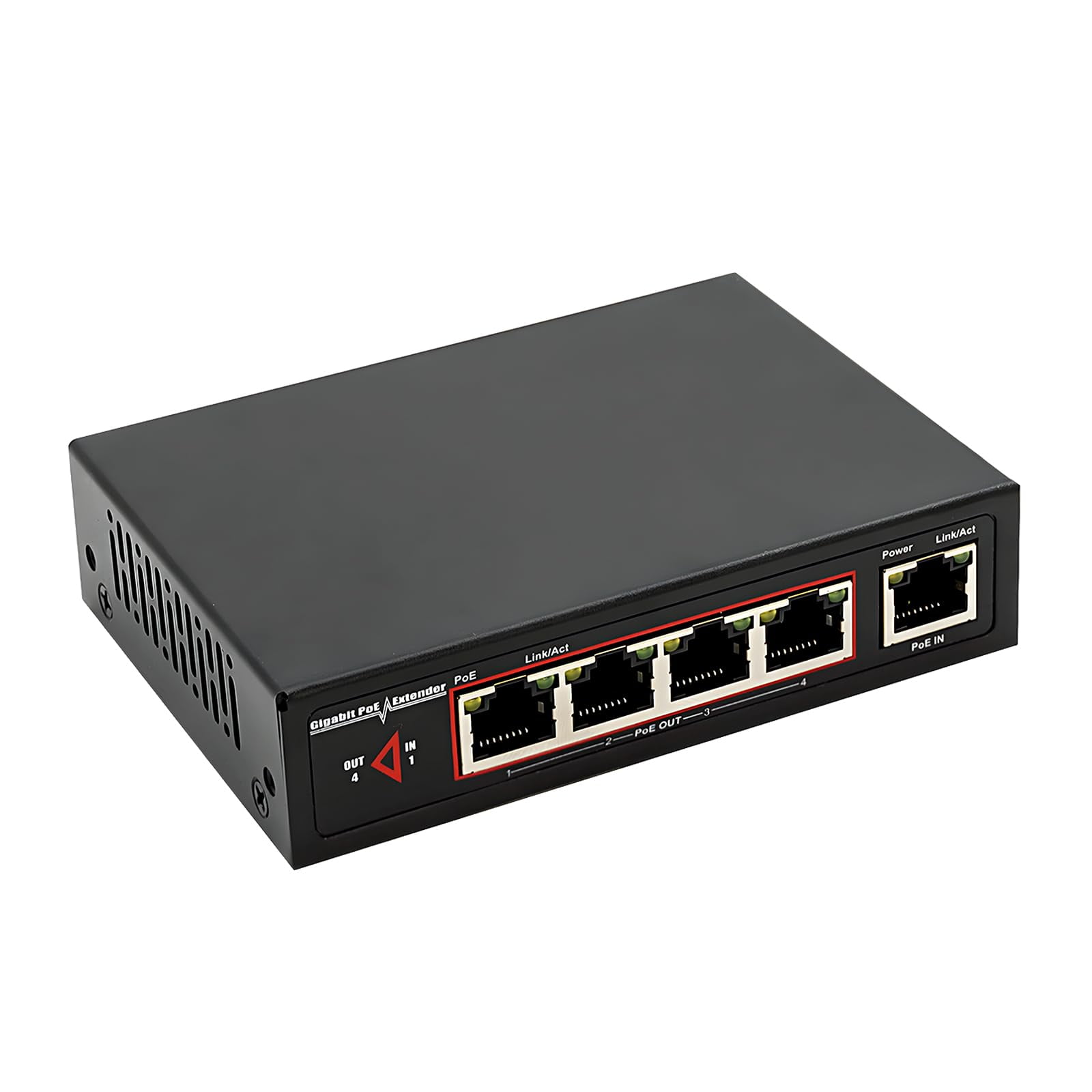 Extensor Poe Ultrapoe, Velocidades Gigabit Y Conmutador De Transferencia