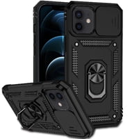 Estuche Gangxun Para Iphone 12, Soporte Giratorio 360°, Estilo Mecánico Y Magnético