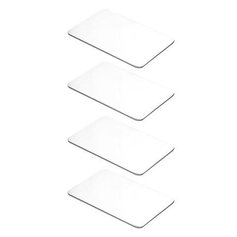 Magideal - 4 Almohadillas Refrescantes Para Cama De Hielo, Decoración De Hábitat, Tapetes Refrescantes Ligeros Para Cobayas, Hámsteres Y Otras Mascotas Pequeñas.