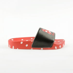 Sandalia Slide Niña Lunares Minnie Rojo Disney