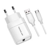 Tecnolab - Cargador De Pared 2.4A + Cable Tipo-C Certificado - Sc