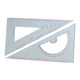 thumbnail image 3 of Regla Triangular, Transportador Profesional Portátil Para Profesores, Artistas, Enseñanza, Regla De ángulo Recto, 3 of 5
