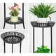 thumbnail image 3 of Pedestal Para Maceta Maceteros Metalico 2 Niveles Negro 81x34 Cm, 3 of 6