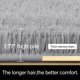 thumbnail image 5 of Alfombra LOCHAS Fluffy Grey de 80 cm x 160 cm para mesita de noche de dormitorio, 5 of 8