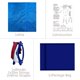 thumbnail image 2 of Parafoil Stunt Kite HENGDA KITE de doble línea para playa, 2,5 m, color azul, 2 of 8