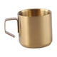thumbnail image 2 of Taza De Café Acero Inoxidable Con Asa Robusta Multifuncional Para Restaurante Dorado 150ml, 2 of 3
