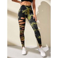 Flix Spa - Leggings Mujer Deportivos Tie Dye Para Yoga