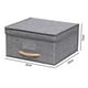 thumbnail image 2 of Pack 3 Cajas Organizadoras Plegables Closet Ropa Varios Mango De Madera (s), 2 of 3