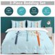 thumbnail image 5 of Sword Art Online Anime Home Bed 3-piece Set Classic Japanese Anime Polyester Wash Student Dormitory Set, 5 of 5