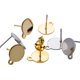 thumbnail image 5 of Pasadores para pendientes Aylifu 20 piezas en colores acero y oro, 5 of 7