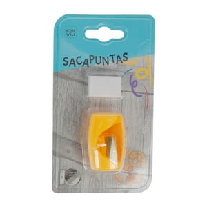 Homewell - Sacapuntas Con Borrador Amarillo 6.5X3Cm