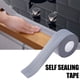 thumbnail image 2 of 1 rollo (gris) de cinta de sellado autoadhesiva de PVC, sellador decorativo, protector de bordes impermeable., 2 of 6