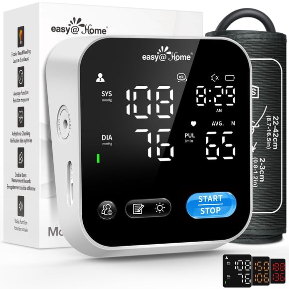 Monitor de Presión Arterial Digital Talking Easy@Home 22‑42 cm Doble Usuario