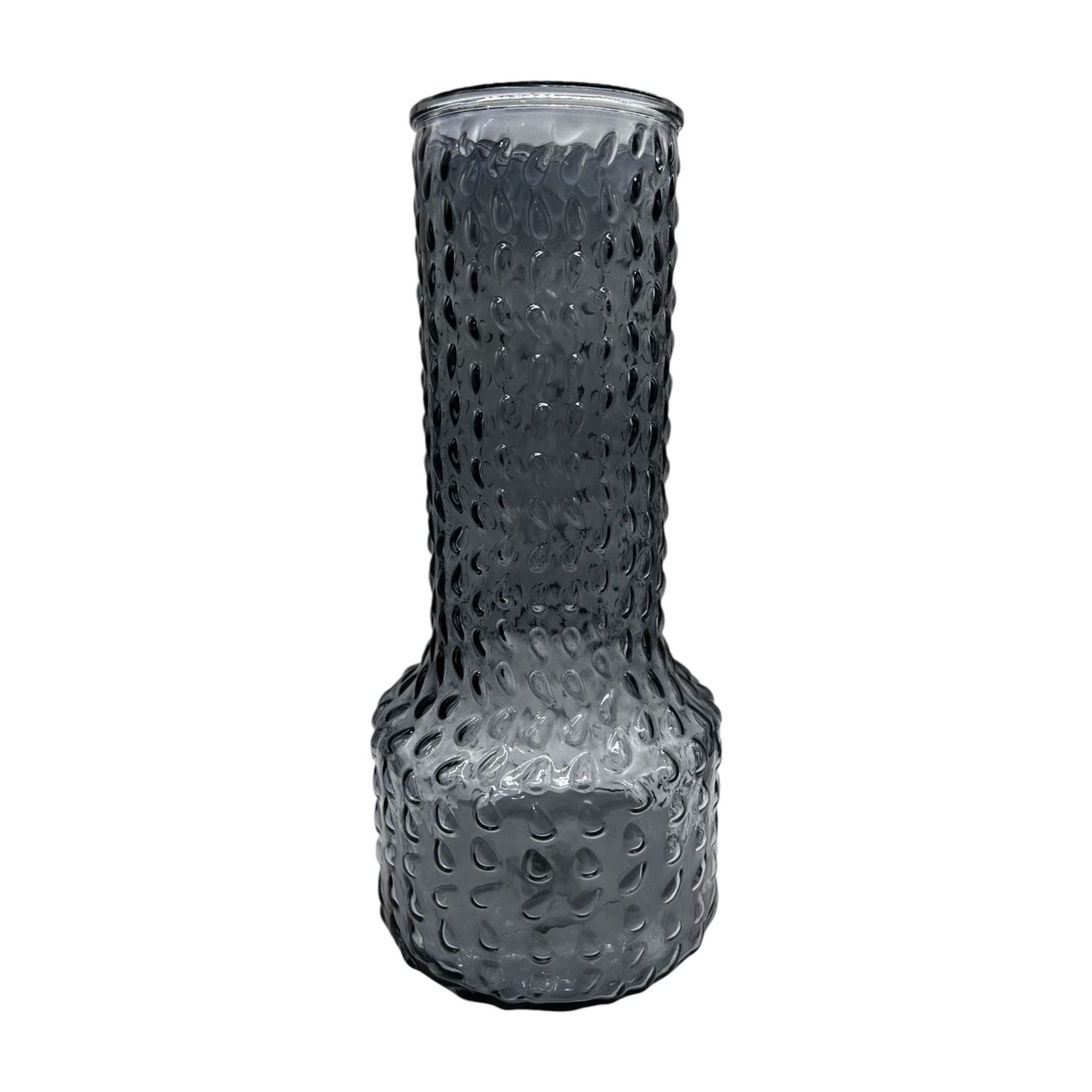 Oem - Florero Jarron Decorativo Vidrio Diseño Puntos 30cm