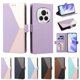 thumbnail image 5 of Cartera Plegable para Honor Magic6 Pro, PU Tricolor con Ranuras, Morado, 5 of 6