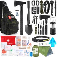 Kit De Supervivencia Xifoza 268 Piezas De Equipo De Emergencia Con Primeros Auxilios