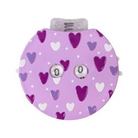 Magideal - Contador De Tejido, Accesorio De Costura Portátil Para Suéteres, Gorros, Bufandas, Contador De Vueltas De Crochet Manual Compacto, Marcador De Crochet Púrpura