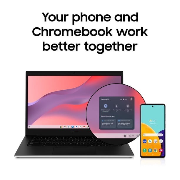 Portátil Samsung Galaxy Chromebook Go de 14 pulgadas con