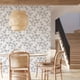 thumbnail image 4 of 1 Roll Country Style Gray And White Plant Pattern Wallpaper, Thickened Moisture-proof Wallpaper, Self-adhesive Waterproof, Removable No Residue Glue Wall Sticker, For Home Decoration, For Background, 4 of 4