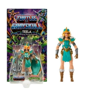 Figura De Acción Masters Of The Universe Turtles Of Grayskull Teela De 5.5 Pulgadas