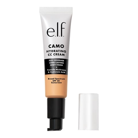 Camuflaje Hidratante Cc Cream E.L.F., Spf 30, Luz De Cobertura Total, 250 W