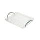 thumbnail image 1 of Bandeja Rectangular Para Servir, Organizador De Tocador De Baño Para Dormitorio, Mesita De Noche, Cocina, Borde Plateado Transparente, 1 of 5
