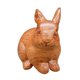 thumbnail image 2 of Estatuilla De Conejo, Adorno, Estatuilla De Liebre De Madera, Decoración De Mesa Para Dormitorio, Estilo Sin Laca, 2 of 3