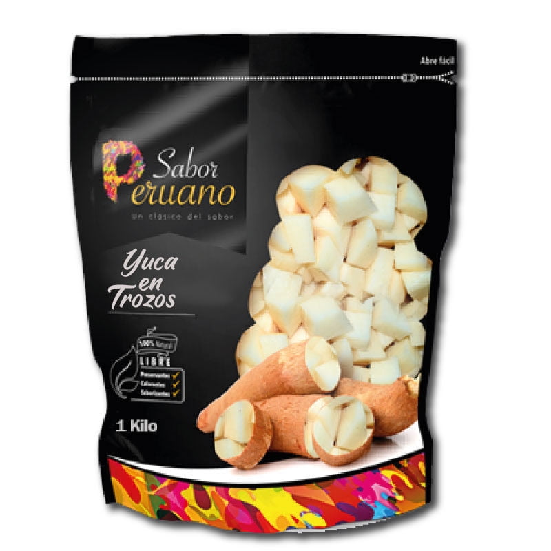 Yuca En Trozos 500 g Sabor Peruano