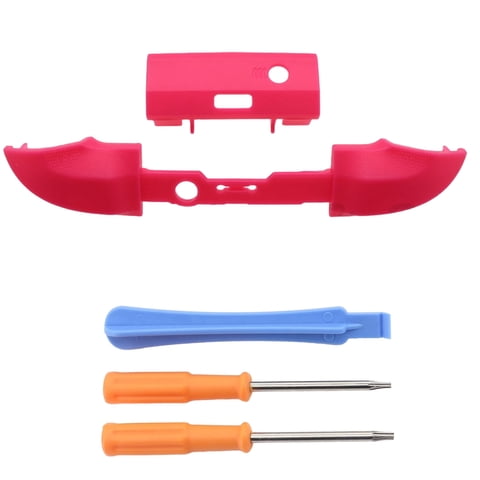 Set Botones Lb Rb Bumpers Barra Central Soporte On Off Surround Guía Gatillo Aaronmei Rosa Rojo