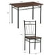 thumbnail image 3 of Juego de Comedor 4P Verona Negro 74x70x110 cm, 3 of 5