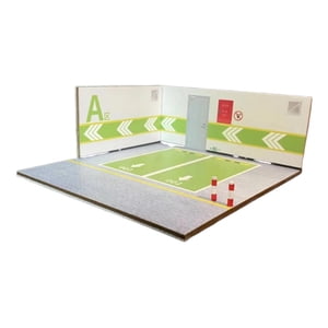 Bothyi - Escena De Estacionamiento A Escala 1/64 Para Exhibición De Vehículos, Juguete De Coche Fundido A Presión, Modelo D