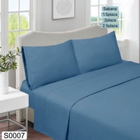 Todo Hogar Santiago De Chile - Sabana Lisa King Azul