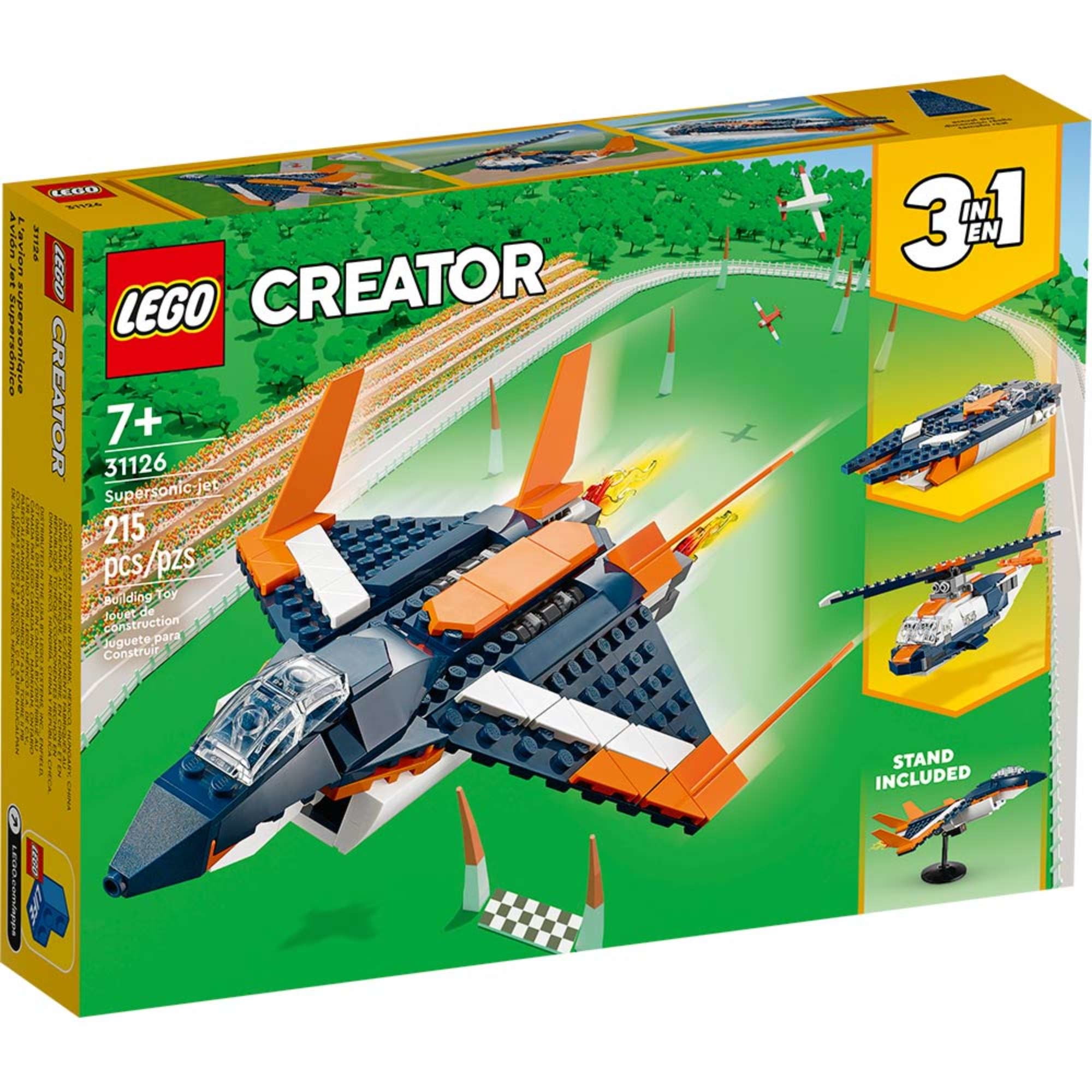 Lego - Bloques Creator Avión Jet Supersónico.