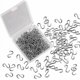 thumbnail image 2 of FEBSNOW 250 piezas Mini Ganchos en S de 0.55 Pulgadas Conectores de Metal Pequeños para Manualidades DIY con Caja de Almacenamiento Colgadores en S para Decoración de Árbol de Navidad y Halloween, 2 of 8