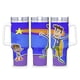 thumbnail image 1 of Hombre Servilleta Vaso aislado de acero inoxidable con asa, diseño temático, regalo para familia, amigos y fans; incluye pajita y encaja en el portavasos estándar, 40 oz, 1 of 6