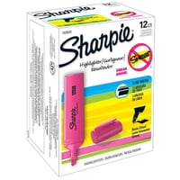 Destacador Sharpie Blade Rosa Caja X12