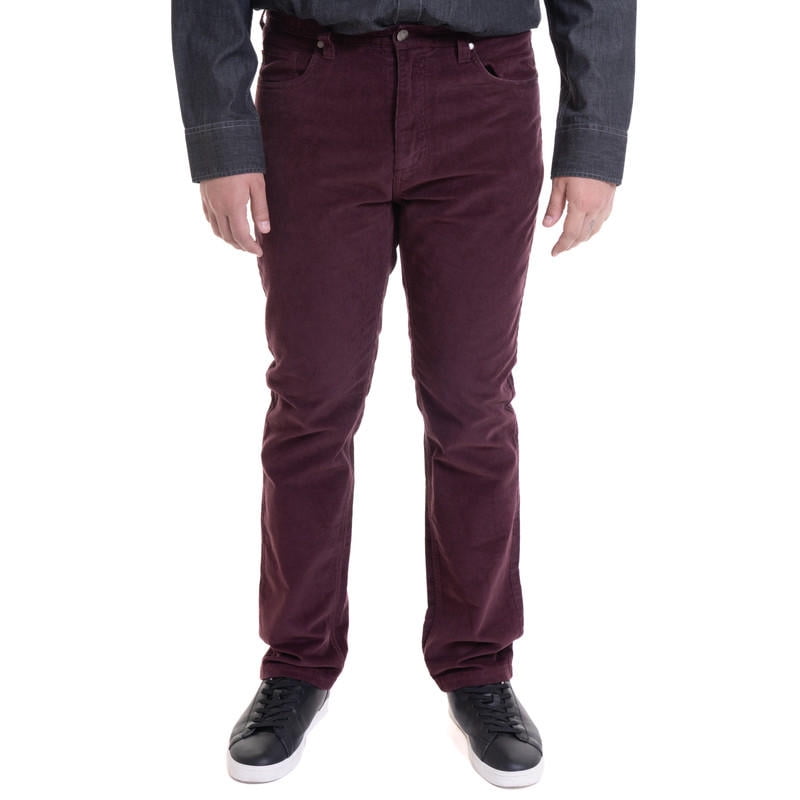 Truval - Pantalon 5 Bolsillos Spandex Burdeo