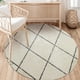 thumbnail image 2 of Alfombra Redonda Florida Blanca 240 x 240 cm, 2 of 3
