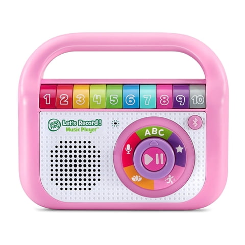 Reproductor De Música Leapfrog ¡Vamos A Grabar! Rosa Con Bluetooth